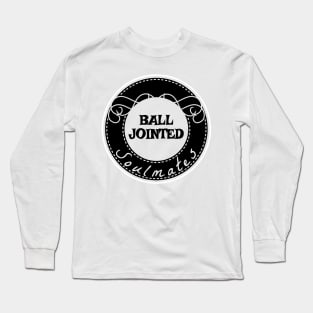 Balljointed Soulmates Design White Black Long Sleeve T-Shirt